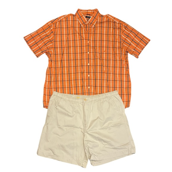 Nautica Other - Nautica Explorer Shorts & Plaid Button-Up Shirt – Size XXL (2-Piece Set) #83
